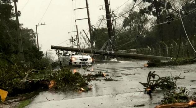 CELESC confirma maior dano da história após passagem de ciclone.