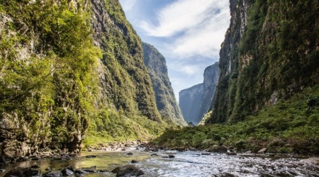 Caminho dos Canyons ganhará pórticos para incrementar o turismo.