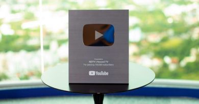 NDTV conquista a placa de 100 mil inscritos no canal do Youtube