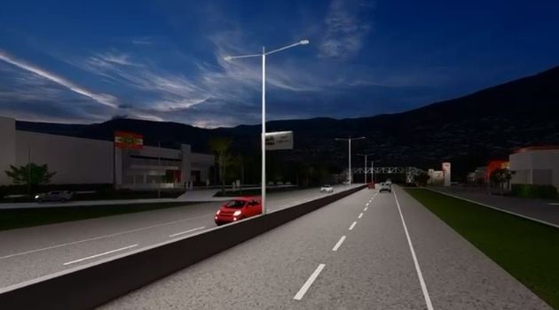 Nova instalação de luminárias LED deixará a SC 401 mais segura