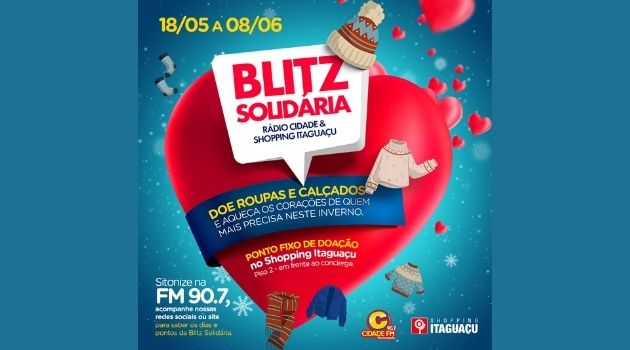Blitz Solidária: Shopping Itaguaçu promove campanha do agasalho na Grande Florianópolis