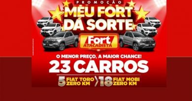 Fort Atacadista sorteia 23 automóveis na maior campanha da história da rede