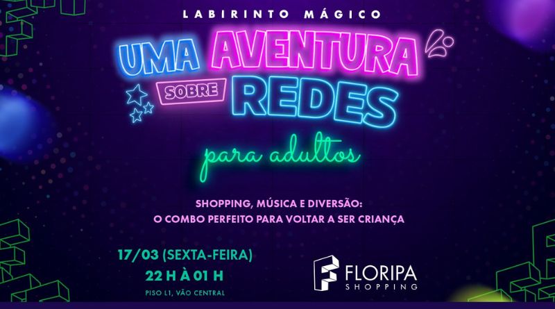 Floripa Shopping promove evento infantil voltado para adultos