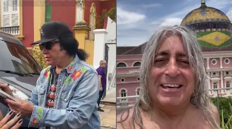 Kiss e Scorpions chegam a Manaus para inicio da turnê pelo Brasil.