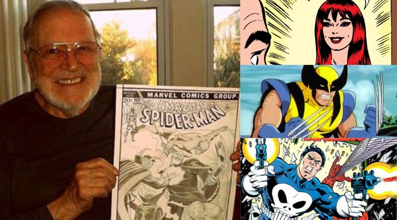 John Romita, criador da Mary Jane, Wolverine e Justiceiro, morre aos 93 anos.
