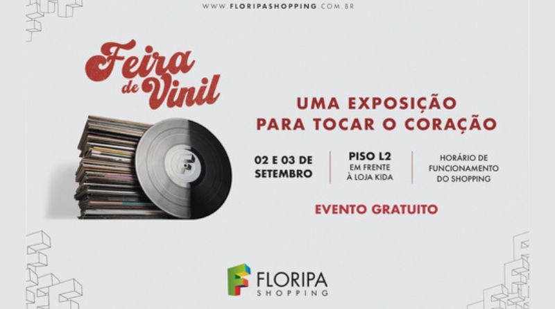 Floripa Shopping recebe a 2ª edição da Feira de Vinil
