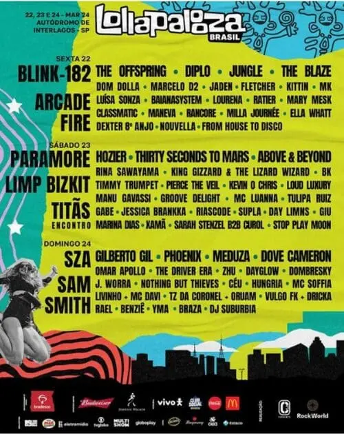 Lollapalooza anuncia o line-up do Festival para 2024. 
