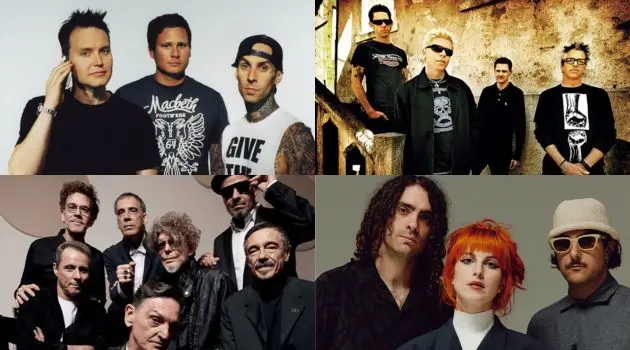 Lollapalooza: Blink-182, Offsrpring, Titãs, e Paramore são atrações confirmadas para 2024.