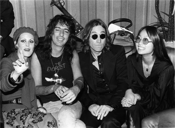 The day Alice Cooper introduced Brian Wilson to John Lennon.