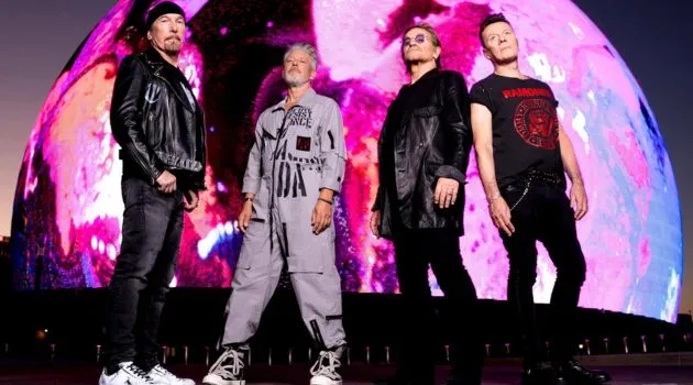 U2 deve ser apresentar no Grammy direto da Sphere em Las Vegas.