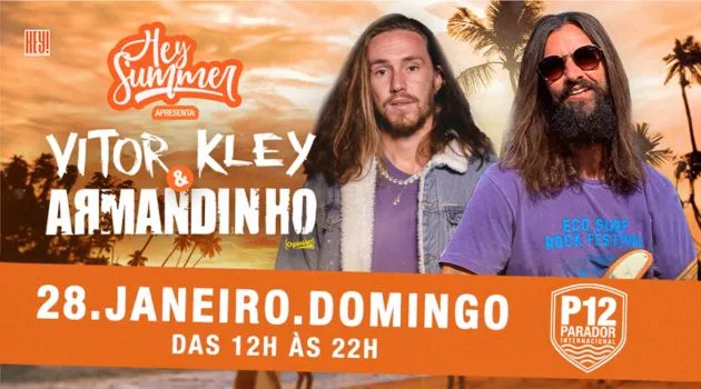 Armadinho e Vitor Kley fazem show no P12 em Floripa.