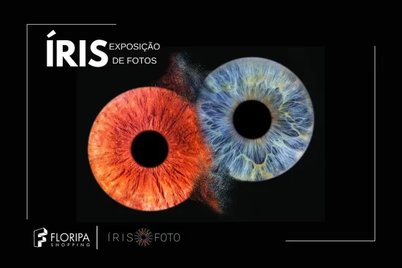 Exposição “Janelas da Alma: Uma jornada fotográfica pela Íris Humana”, já está no Floripa Shopping