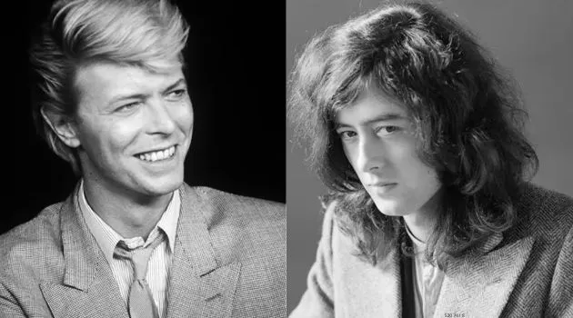 David Bowie expulsou Jimmy Page do seu apartamento.