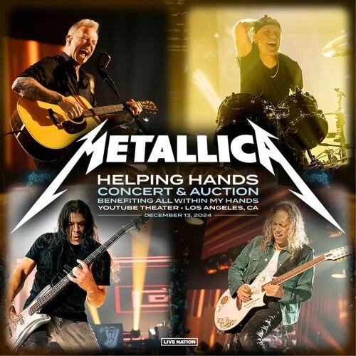 Metallica anuncia show beneficente