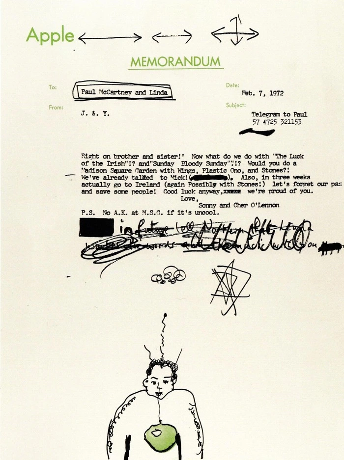 John Lennon convidou Paul McCartney para tocar no Madison Square Garden em 1972