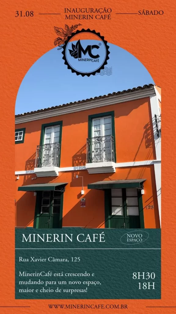 MinerinCafé Inaugura novo espaço para levar experiência única aos amantes de Café