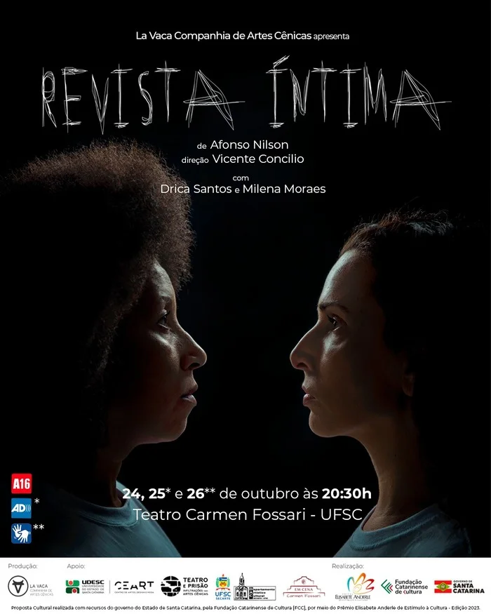 "Revista Íntima", com Milena Moraes e Drica Santos, é a nova produção da Cia La Vaca.