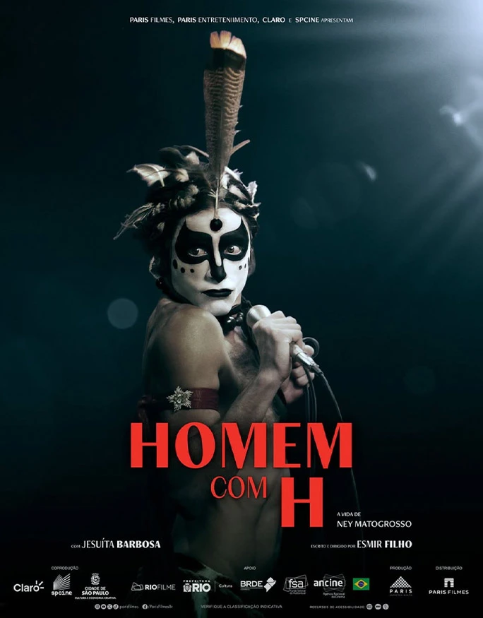 Filme "Homem Com H", sobre Ney Matogrosso ganha trailer.