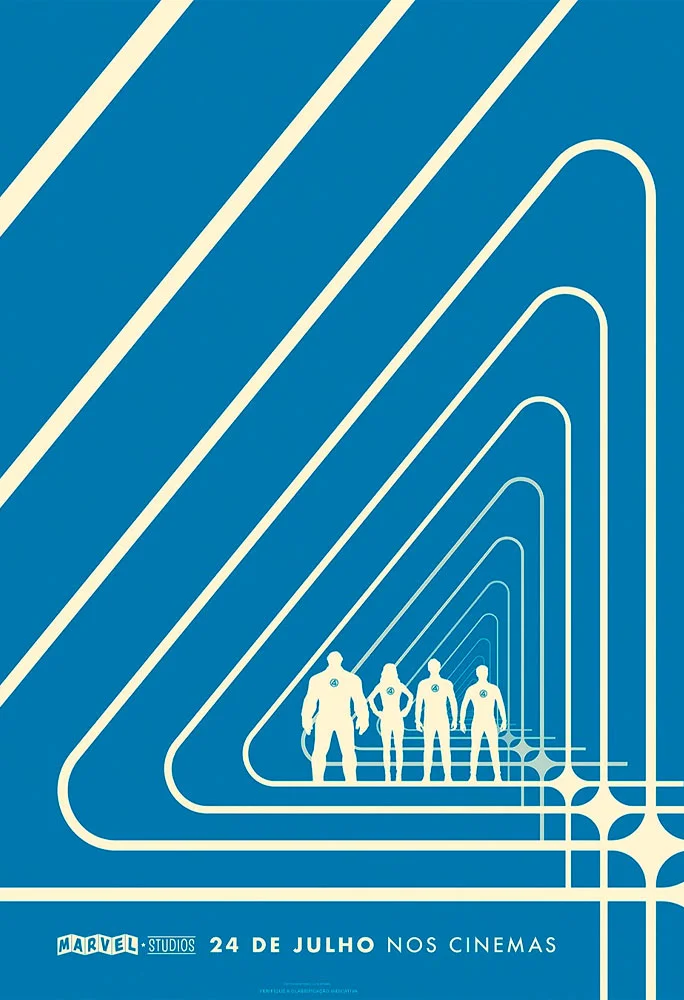 Marvel divulga novo pôster de "Quarteto Fantástico: Primeiros Passos"