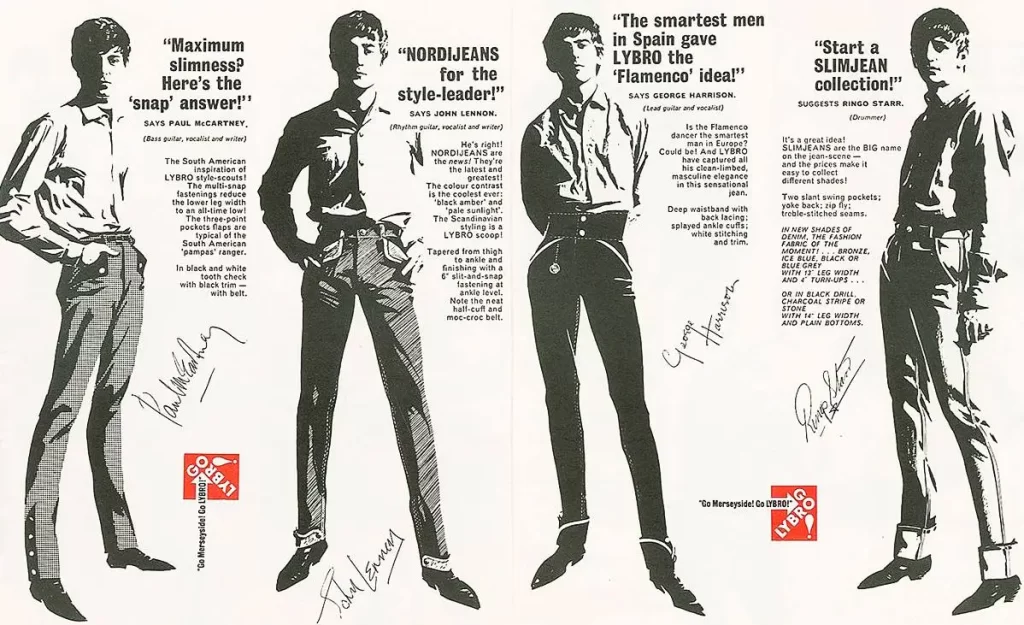 Os Beatles e a marca de jeans que tentou rivalizar com a Levi’s