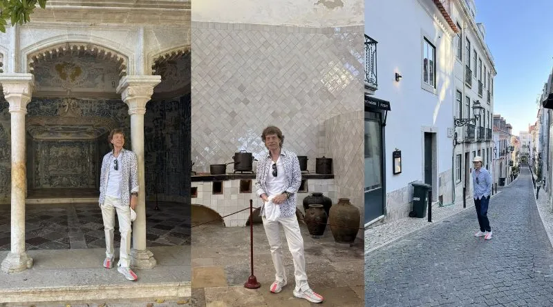 Mick Jagger aproveita dias de descanso em Portugal