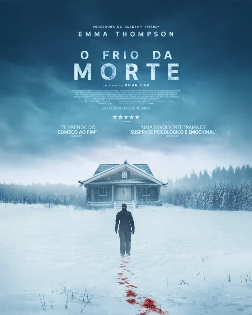 Emma Thompson enfrenta o “Frio da Morte” em novo suspense nos cinemas.