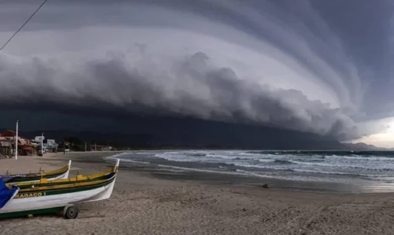 Ciclone Extratropical no Sul pode trazer ventos de 120 km/h nesta quarta-feira