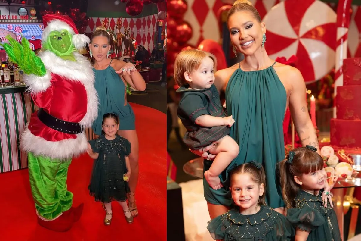 Virginia Fonseca antecipa o Natal, reúne família e amigos em festa luxuosa