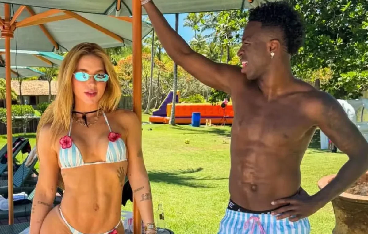 Virginia Fonseca e Vini Jr. surgem em clima de romance em Trancoso