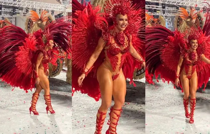 Tapa-Sexo de Virginia descola na estreia pela Grande Rio.