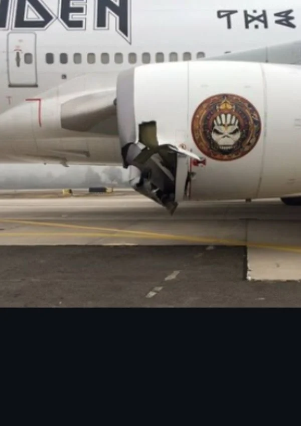 O dia que o Ed Force One sofreu acidente durante turnê do Iron Maiden