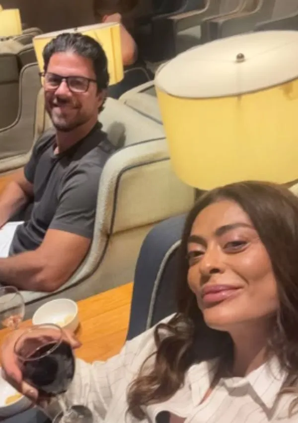 Juliana Paes inicia viagem dos sonhos para Dubai e divide emoção com fãs