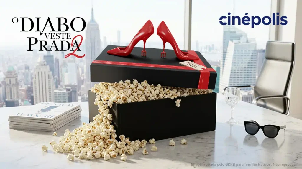O Diabo Veste Prada 2 ganha item colecionável para estreia no Brasil.
