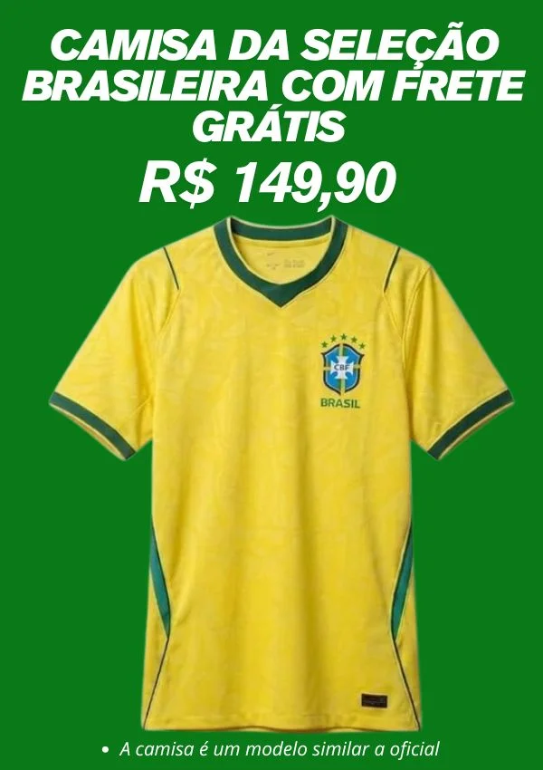 camisa selecao frete gratis