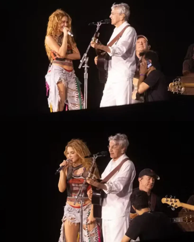 Shakira ensaia com Bethânia e Caetano no Rio