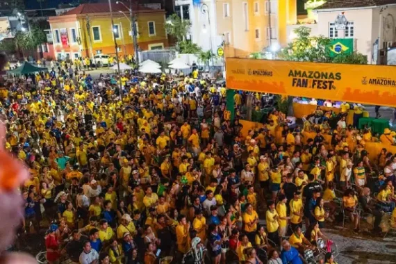 Brasil x Escócia terá transmissão e shows em Manaus
