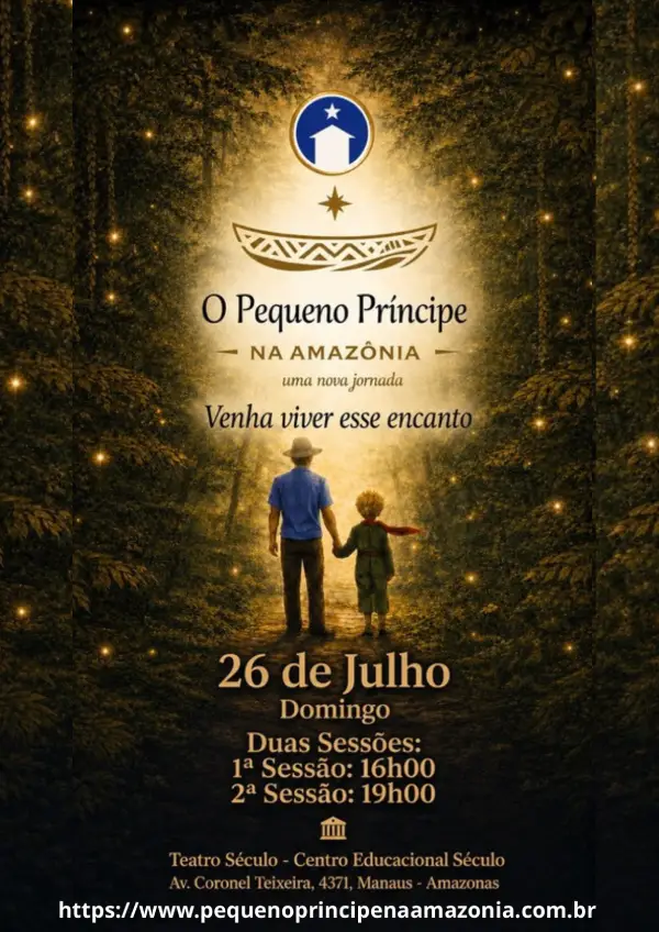Espetáculo recria "O Pequeno Príncipe" com identidade amazônica em Manaus