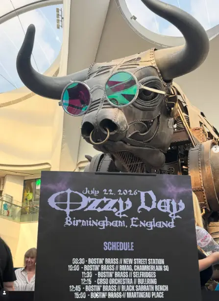 Black Sabbath e Sharon homenageiam Ozzy um ano após sua morte