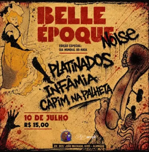 Platinado, Infâmia e Capim na Palheta comandam noite de rock em Manaus